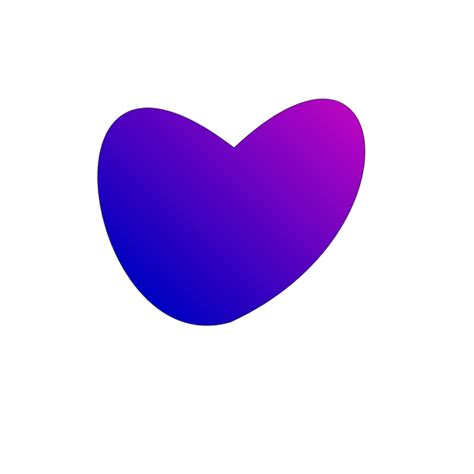 Blue and Pink Heart | Free SVG png image