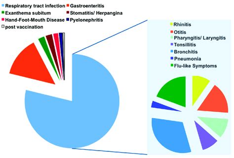 Main Diagnosis Of Children With Febrile Seizures On The Left
