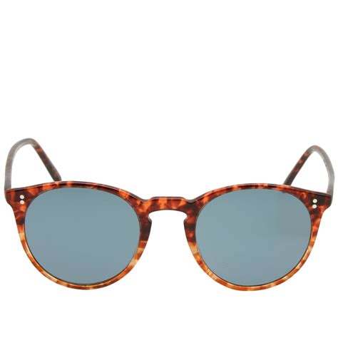 Oliver Peoples Omalley Sunglasses Vintage Tortoise And Indigo End