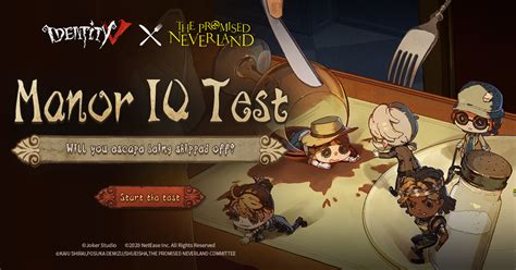 Identity V × The Promised Neverland Crossover Event Begins Today