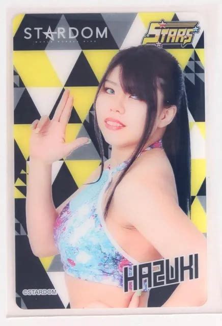 Hazuki Stars Woman S Pro Wrestling Stardom Web Pon Clear Card