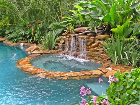 Tropical Paradise In South Florida Tropical Pool Miami By Wet