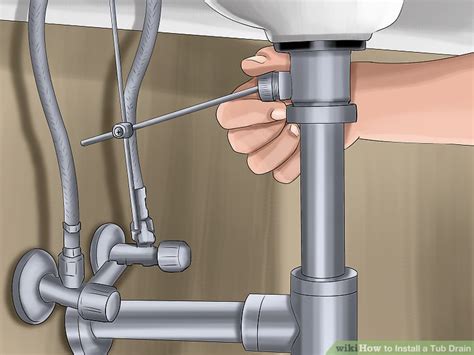 Installing a drain and overflow is a relatively simple project, however gaining access to it is not usually all that simple. How to Install a Tub Drain: 8 Steps (with Pictures) - wikiHow