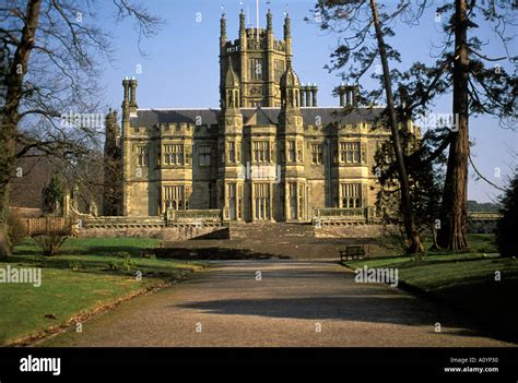 Margam Castle Margam Country Park Wales Uk Great Britain 4 Stock Photo
