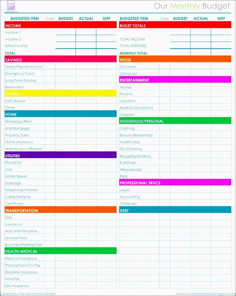 Estate Planning Worksheet Excel