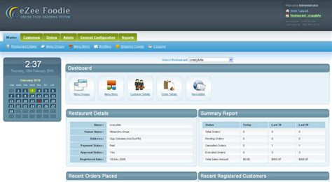 For the customer, it allows them to find the location of the. Screenshot, Review, Downloads of Freeware Online Food ...