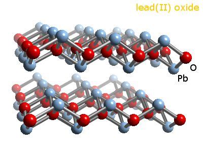 Lead oxide, red, lead(ii,iv) oxide, minium; WebElements Periodic Table » Lead » lead oxide