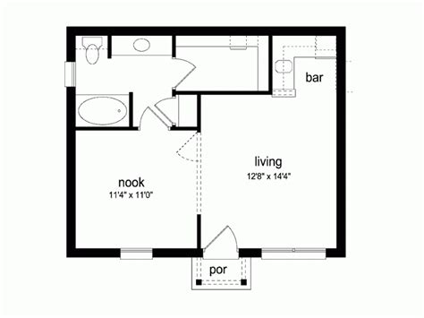 25 Simple 1 Bedroom House Floor Plans Important Ideas