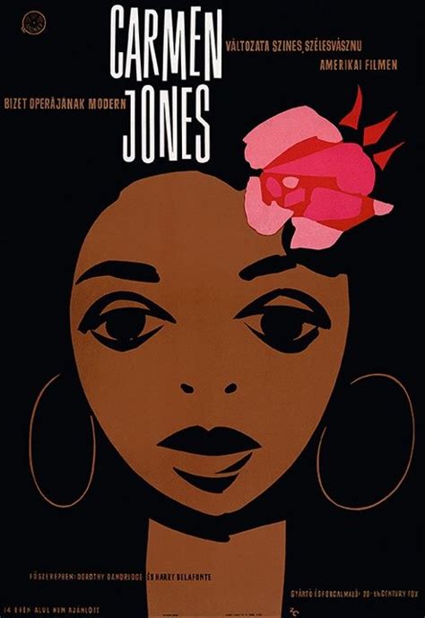 Carmen Jones 1954 Polish There Was A Golden Era Of Film Poster Design In Poland In The 1950s