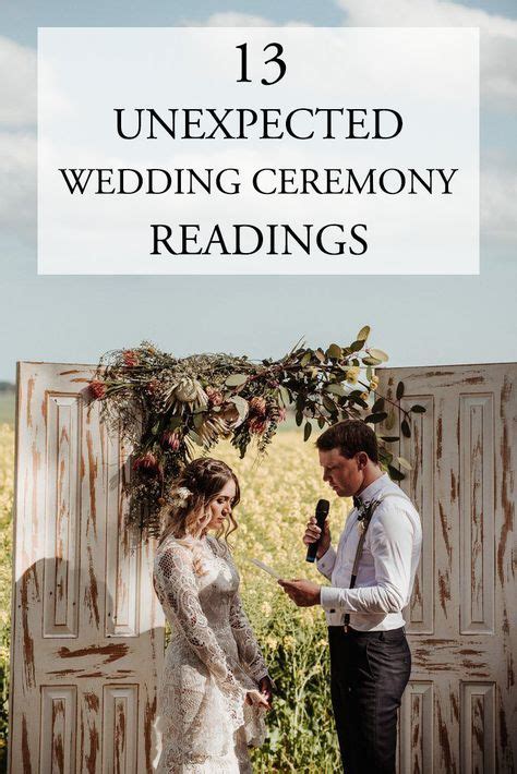 13 Unexpected Wedding Ceremony Readings Wedding Ceremony Readings