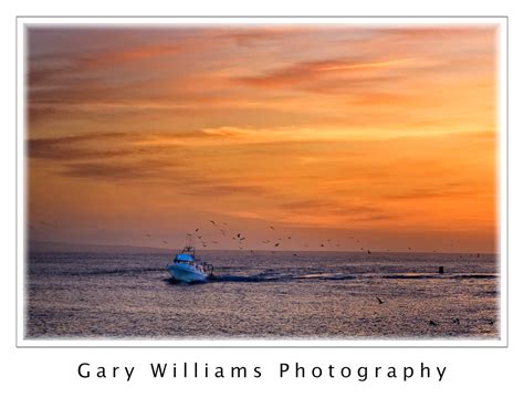 Boatsfishing Vessel At Sunset Gary Williams Photography