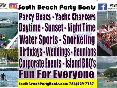 South Beach Party Boats Miami All You Need To Know Before You Go