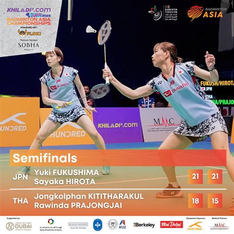 Badminton Asia On Twitter Day 5 KhiladiX Dubai 2023