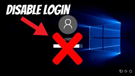How To Disable Windows 10 Login Password And Lock Screen Youtube