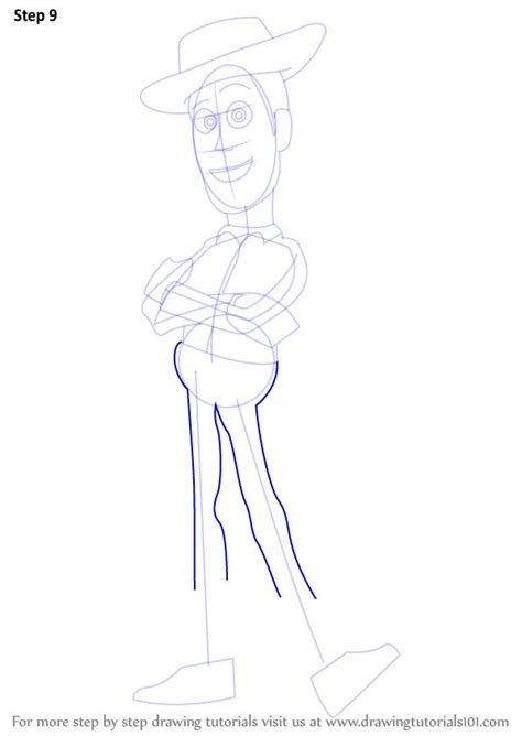 Learn How To Draw Sheriff Woody From Toy Story Toy Story Step By Step