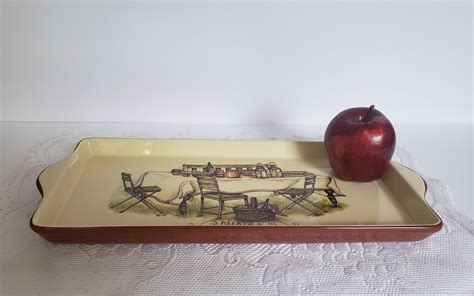 Vtg Original World Of Jet And Co Platter Snack Tray By Ter Etsy