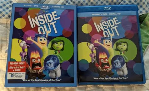 Disney S Inside Out Blu Ray Dvd Combo Pack Digital Copy Dvd 3 89 Picclick