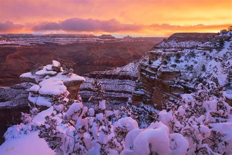 Photos Of Winter At The Grand Canyon With Snow Fine Art Landscape