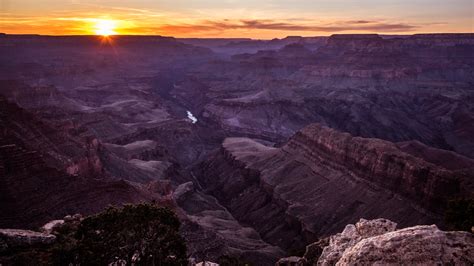 Grand Canyon During Sunset Hd Wallpaper Wallpaper Flare