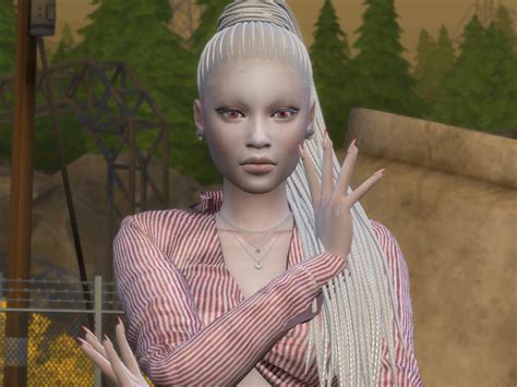 The Sims Resource Albino Sim Kira Johnson