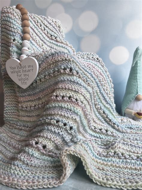 Cuddly Soft Baby Blanket Knitting Pattern Candyloucreations Blog