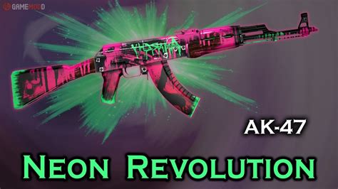 Csgo Ak 47 Neon Revolution Cs 16 Skins Weapons Ak 47 Gamemodd