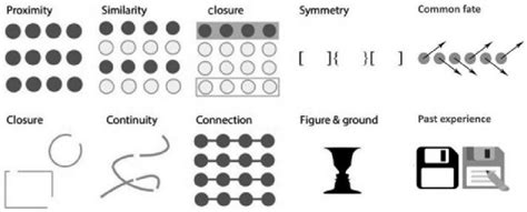 Examples Showing The Ten Gestalt Principles Of Visual Perception Download Scientific Diagram