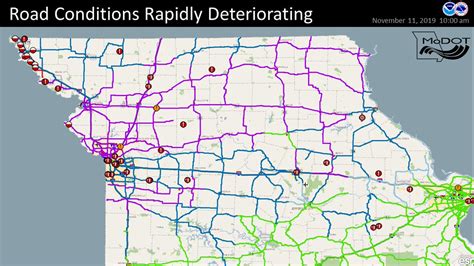 25 Mo Dot Road Conditions Map Online Map Around The World