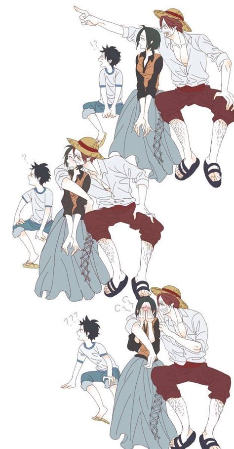 Shippeos De One Piece Shanks X Makino Shanma Personagens De Anime