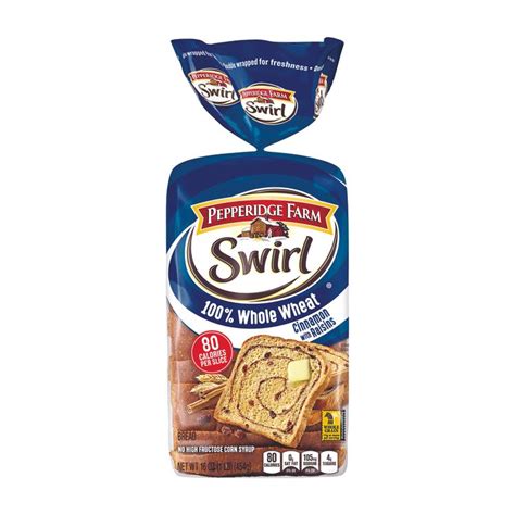 Pepperidge Farm Swirl Whole Wheat Cinnamon With Raisins Bread Reviews 2020
