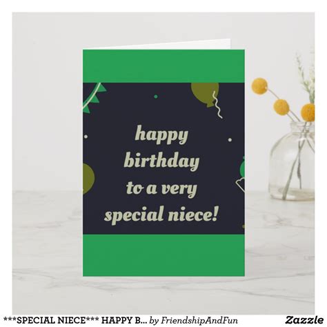 If you order from our birthday card shop before 6pm, we can post it to you the very same day. ***SPECIAL NIECE*** HAPPY BIRTHDAY TO "YOU"!!!! CARD ...