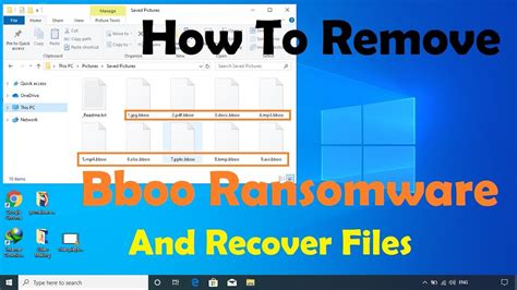 Bboo File Virus Bboo Ransomware Removal Decrypt Bboo Files Youtube