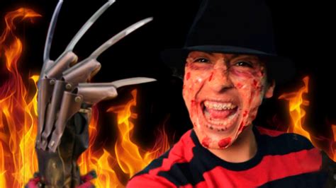 Maquillaje Halloween Freddy Krueger ٩ ۶‌ Youtube