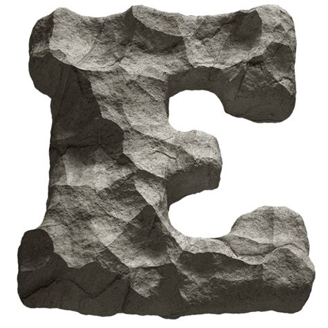 Rock Font Stone Opentype Typeface Handmadefont