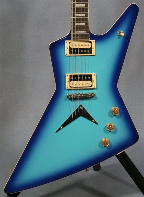Dean Doa Z Blue Burst Guitar