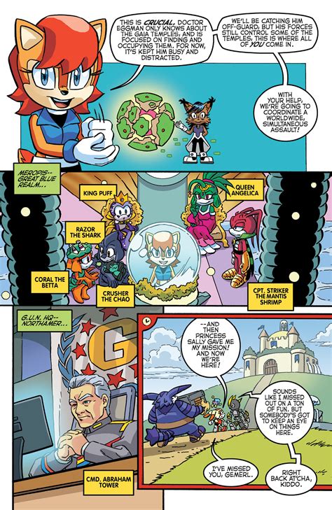 Rallying The Troops Part 1 Archie Sonic Comics Know Your Meme