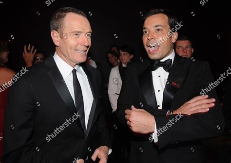 Bryan Cranston Jimmy Fallon Attend Times Editorial Stock Photo Stock