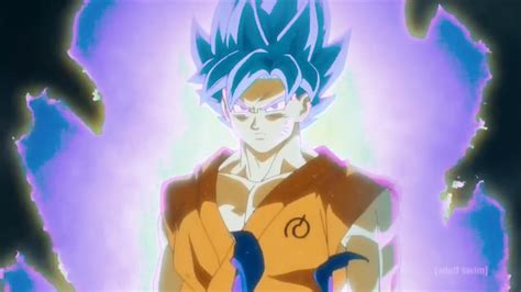 Goku Turns Super Saiyan Purple For The First Time Ssgss English Dub Dragon Ball Super Episode 24