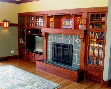 Greene And Greene Design Specialist Craftsman Fireplace Fireplace