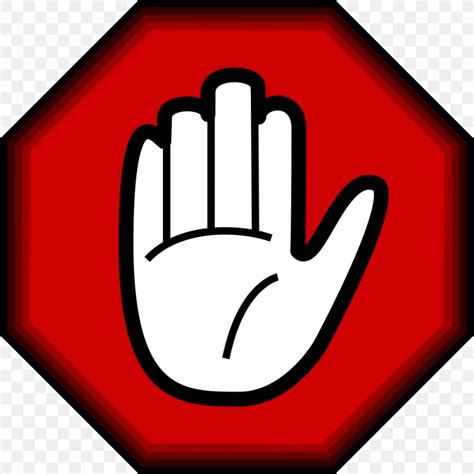 Hand Stop Sign Symbol Clip Art Png 1024x1024px Hand Area Finger
