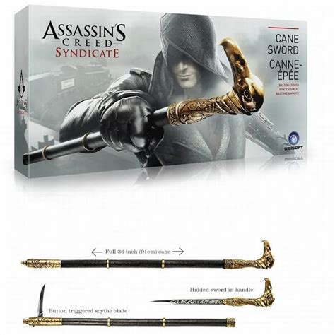 Assassins Creed Syndicate Sword Cane Cosplay Weapon Jacob Frye Cane