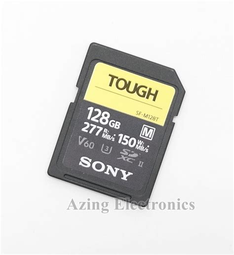 Sony Tough M Series 128gb Sdxc Uhs Ii Memory Card Sf M128tt1