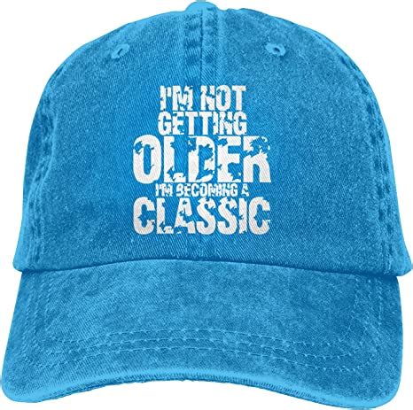 I Am Not Getting Older I Am Just Becoming A Classic Denim Hat Adjustable Baseball Cap Casquettes