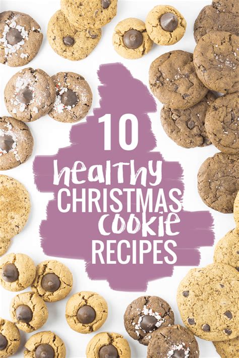 10 Healthy Christmas Cookie Recipes