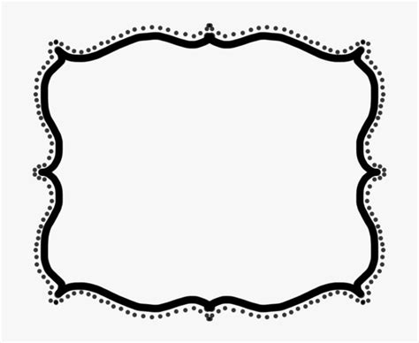 Text Border Png Pic Fancy Frame Clipart Transparent Png