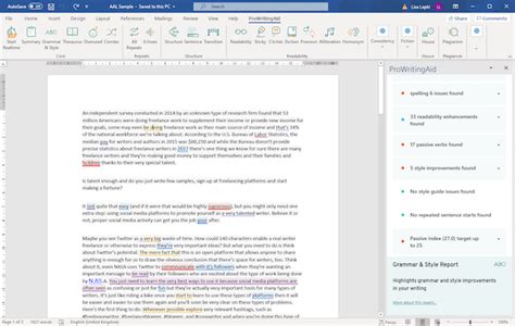 How To Use Prowritingaid With Microsoft Office