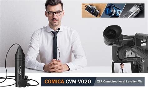 Comica Xlr Lavalier Microphone Cvm V02o Omnidirectional