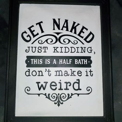 Get Naked Reverse Canvas Etsy