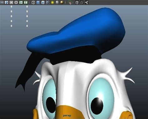 Donald Duck 3d Model Animated Rigged Cgtrader