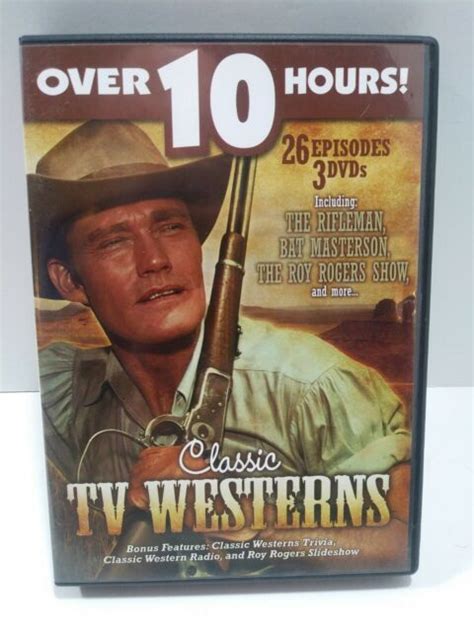 Classic Tv Westerns Dvd 2007 3 Disc Set For Sale Online Ebay